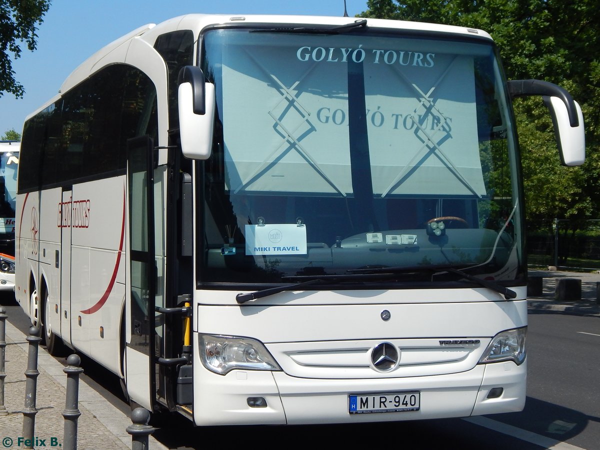 Mercedes Travego von Golyó-Tours aus Ungarn in Berlin.