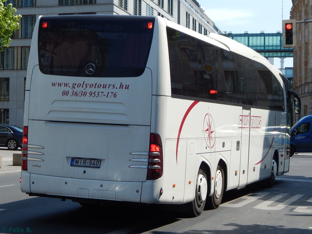 Mercedes Travego von Golyó-Tours aus Ungarn in Berlin.