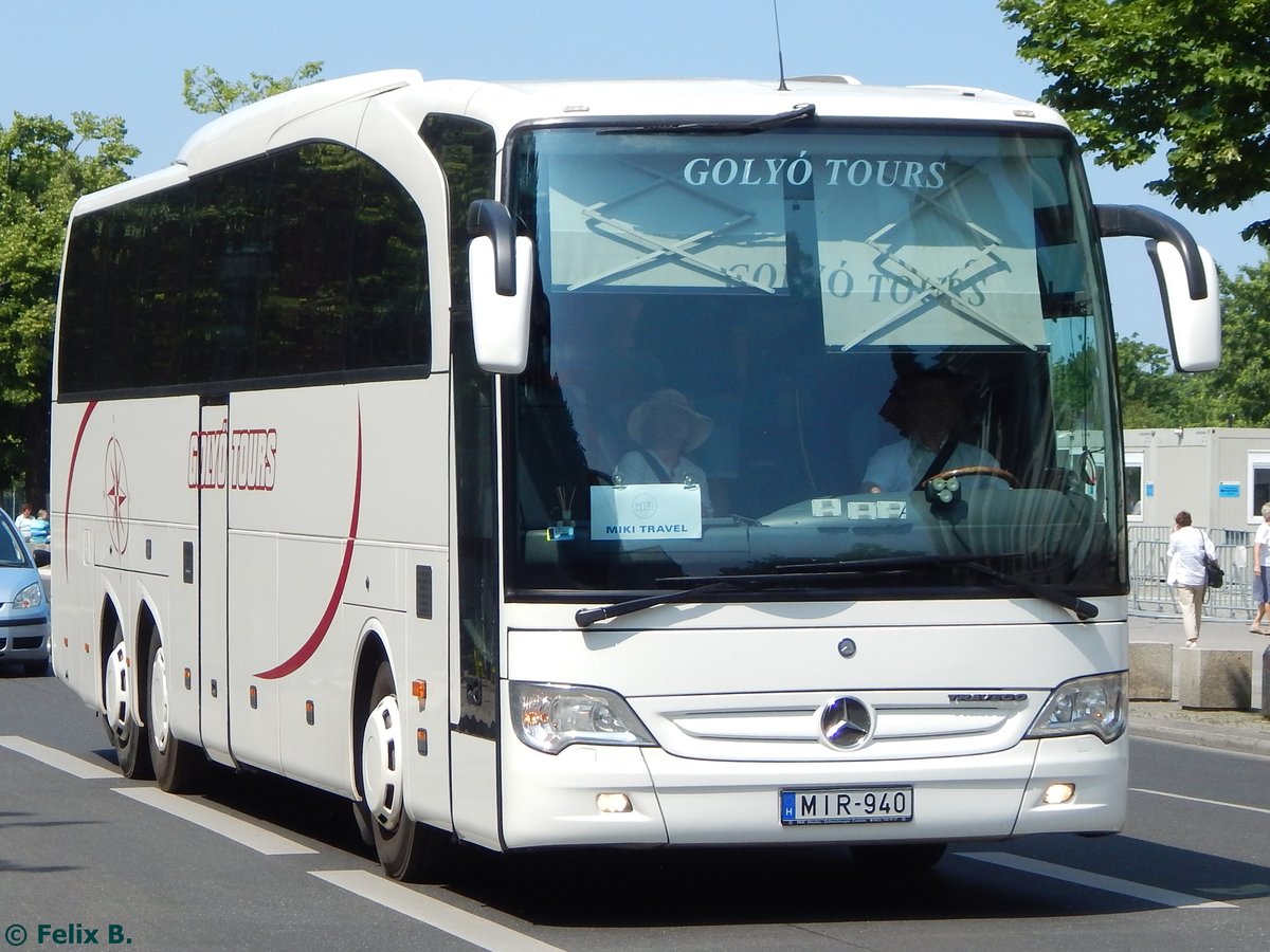 Mercedes Travego von Golyó-Tours aus Ungarn in Berlin.