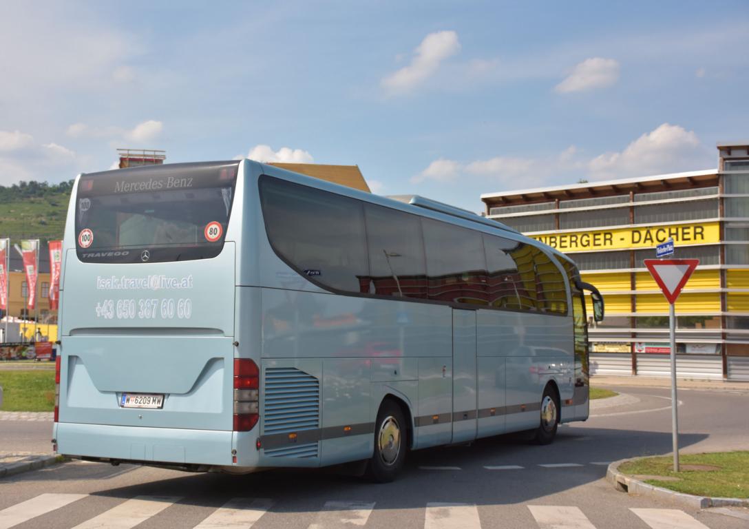 Mercedes Travego von Isak Travel aus Wien 2018 in Krems.