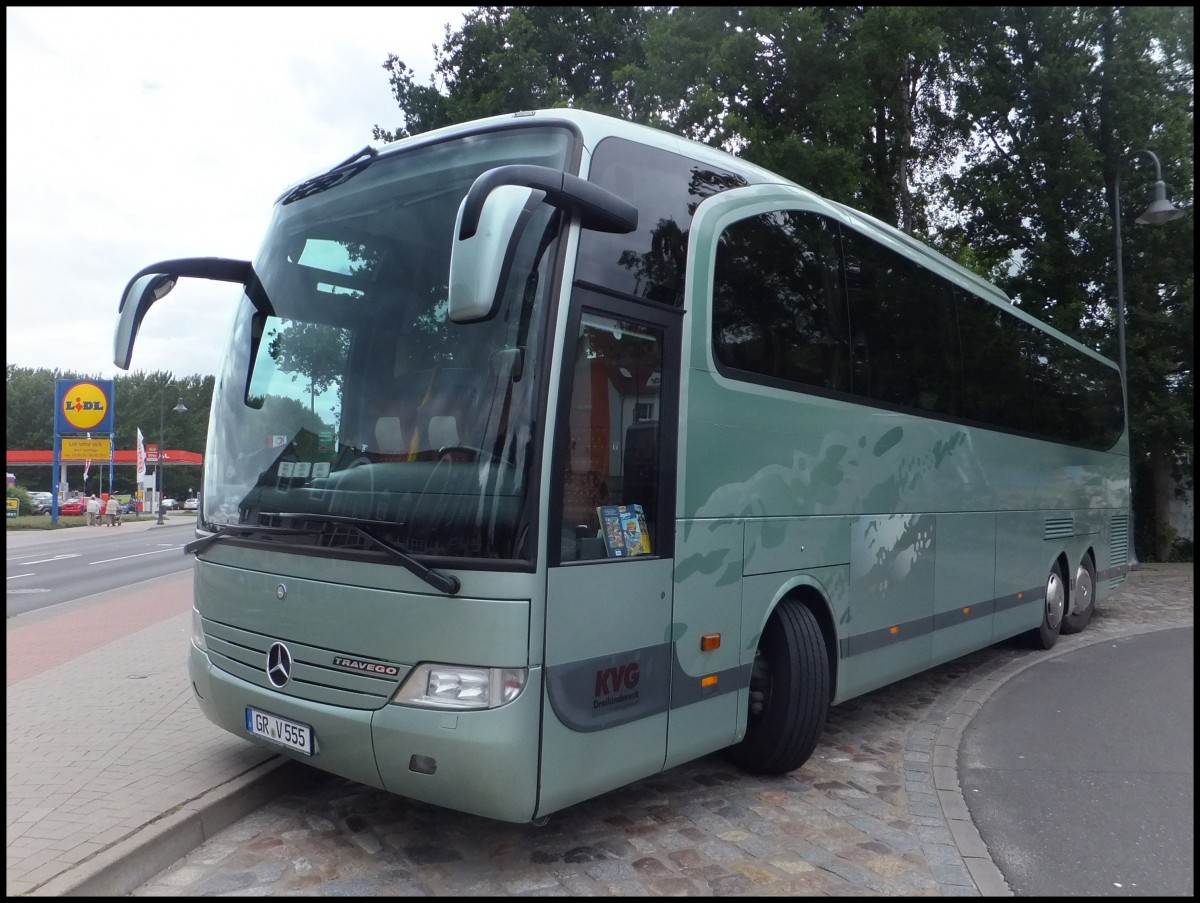 Mercedes Travego von KVG Dreilndereck aus Deutschland in Binz.