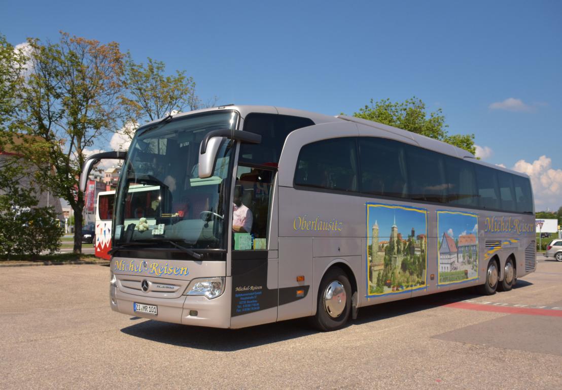 Mercedes Travego von Michel Reisen aus der BRD 2018 in Krems.