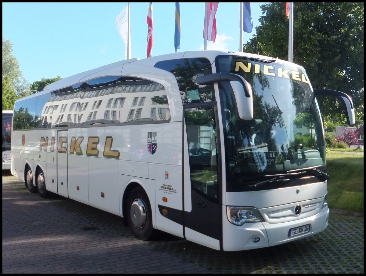 Mercedes Travego von Nickel aus Deutschland in Bergen.