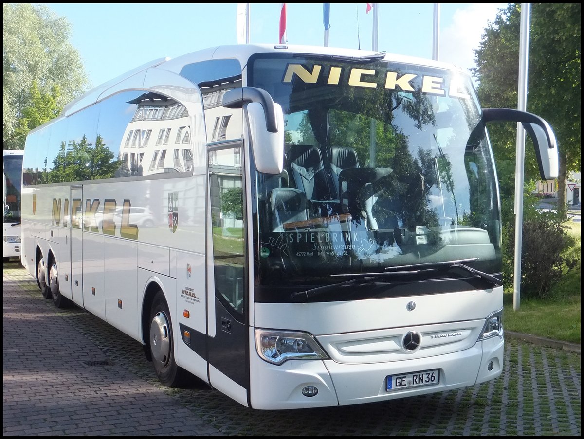 Mercedes Travego von Nickel aus Deutschland in Bergen.