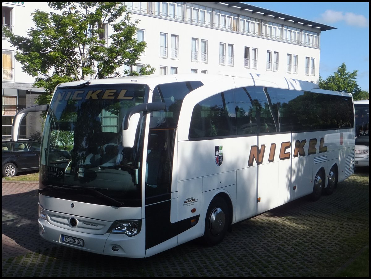 Mercedes Travego von Nickel aus Deutschland in Bergen.