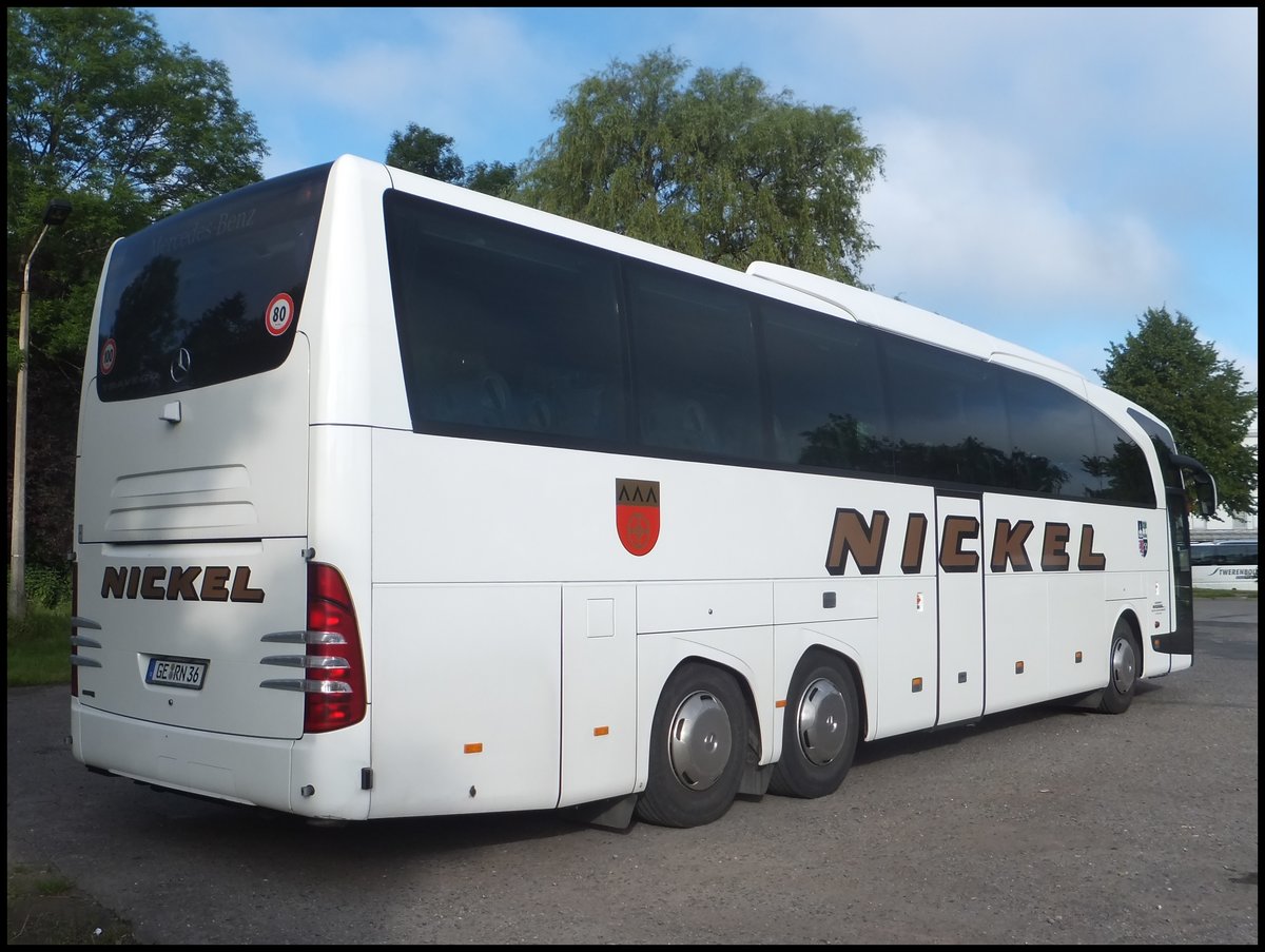 Mercedes Travego von Nickel aus Deutschland in Bergen. 