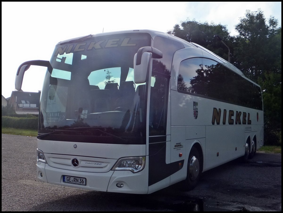 Mercedes Travego von Nickel aus Deutschland in Bergen. 