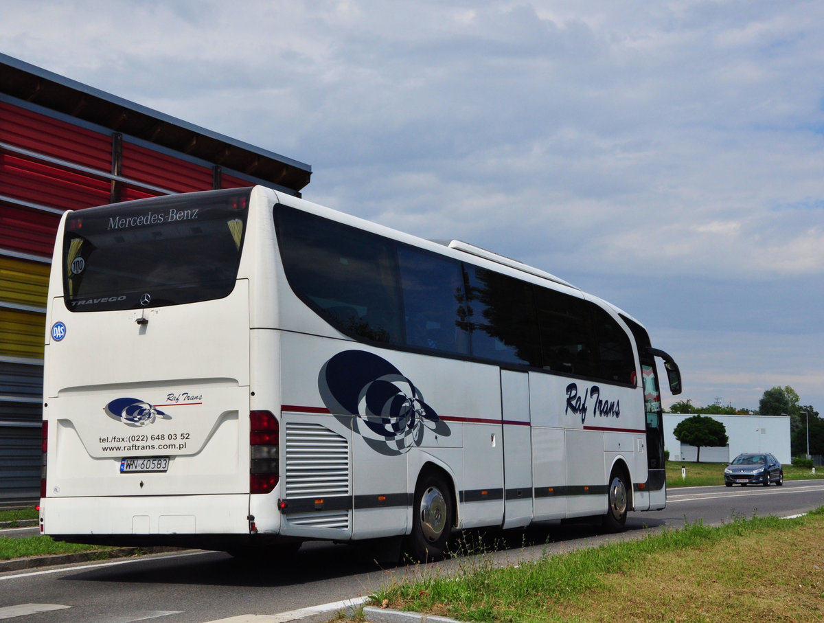 Mercedes Travego von Raf Trans aus PL in Krems unterwegs.