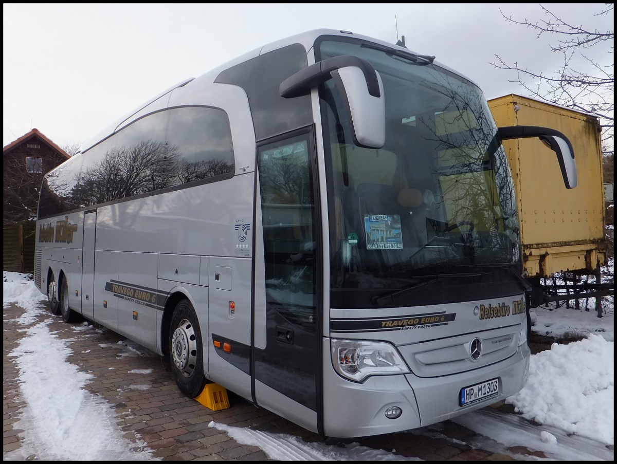 Mercedes Travego vom Reisebro Mller aus Deutschland in Ghren.