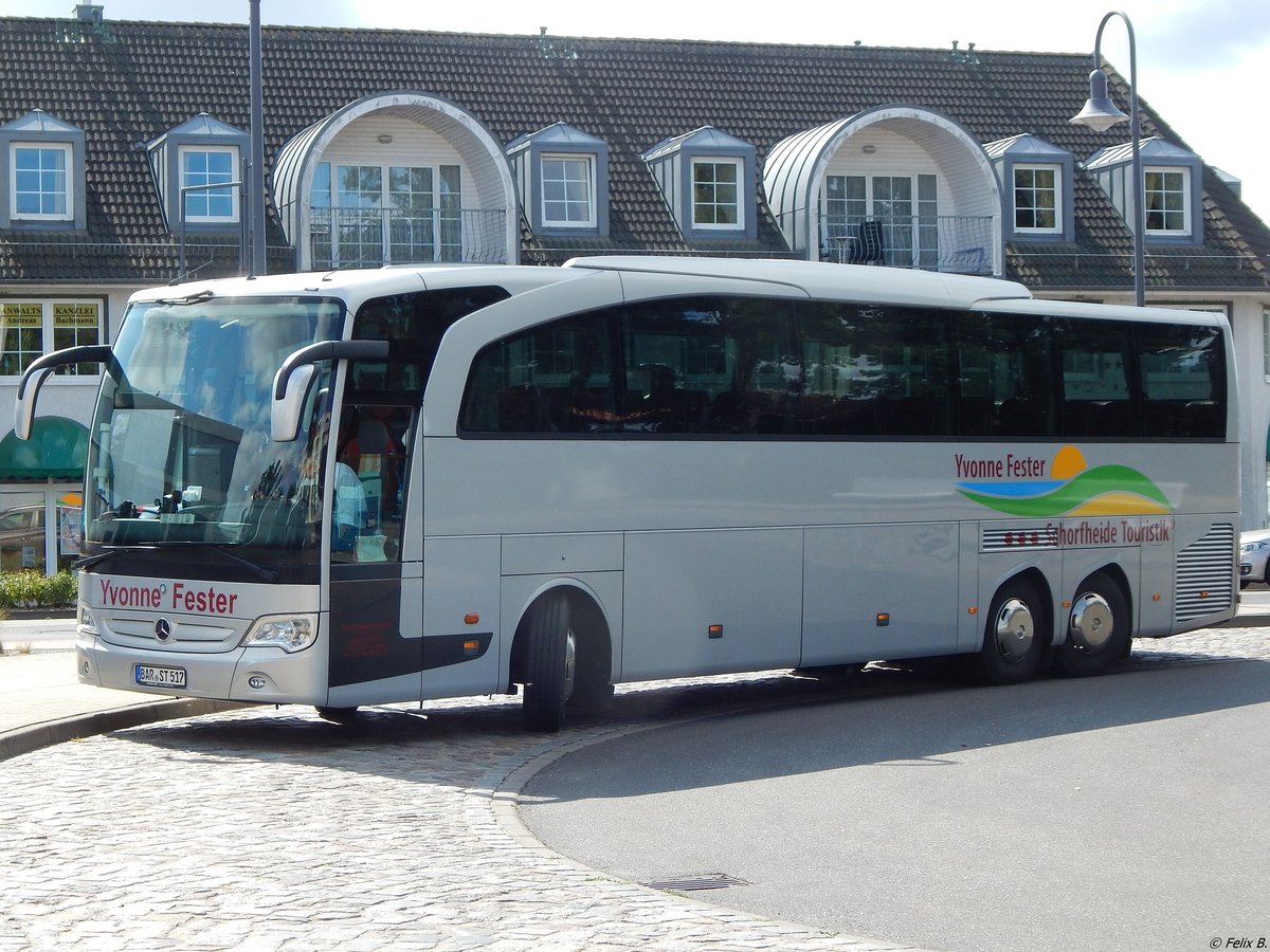 Mercedes Travego von Schorfheide Touristik aus Deutschland in Binz. 