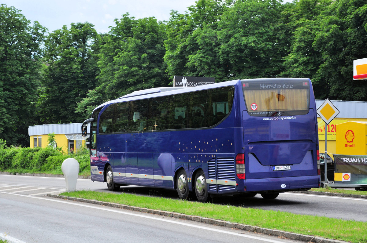 Mercedes Travego von Transbus aus der CZ in Krems unterwegs.