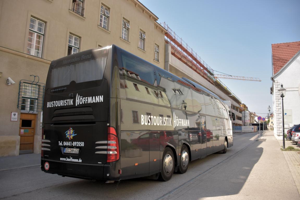 Mercedes Travego von Wilensky Reisen aus PL 2018 in Krems.