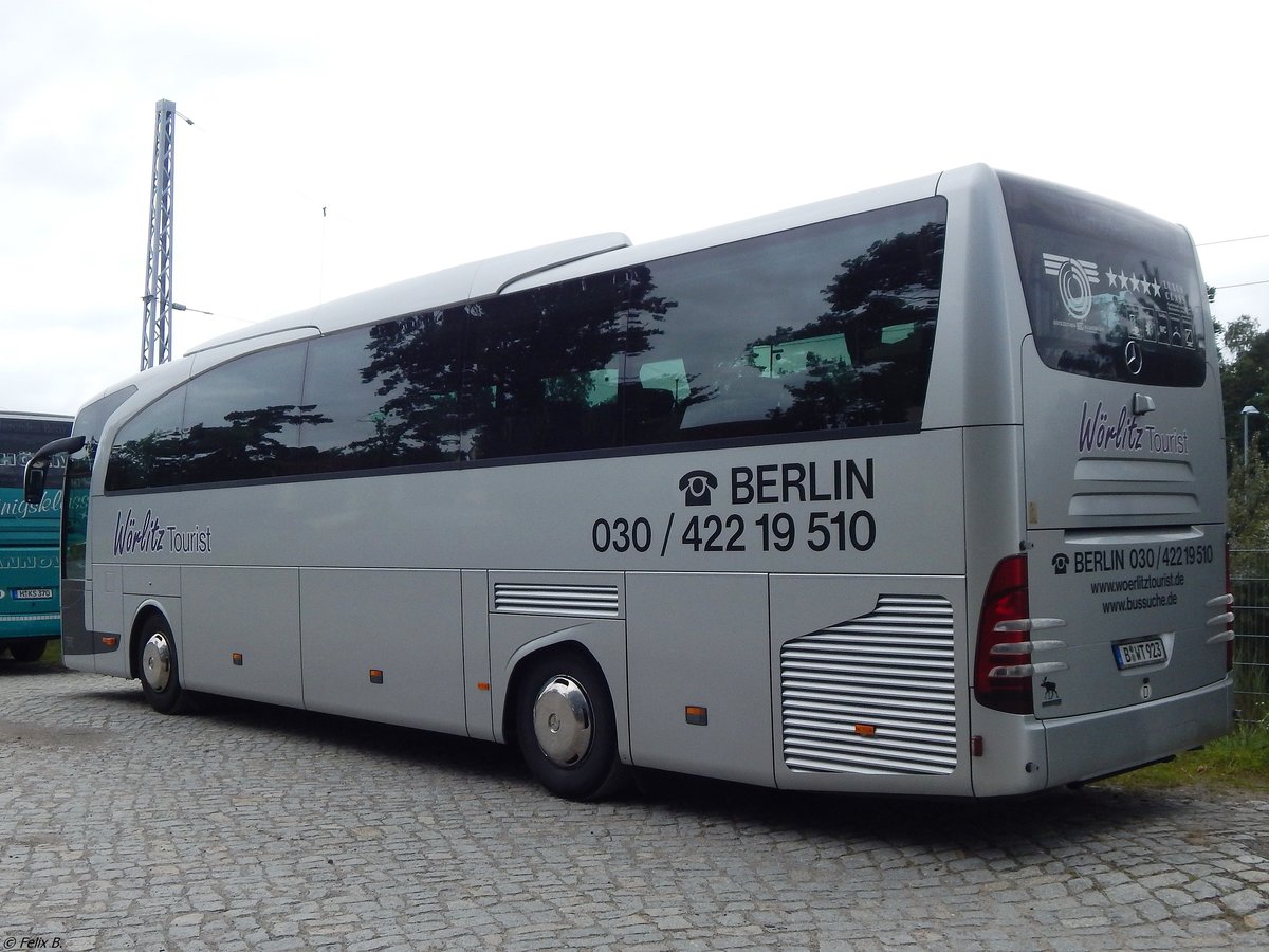 Mercedes Travego von Wörlitz Tourist aus Deutschland in Binz. 