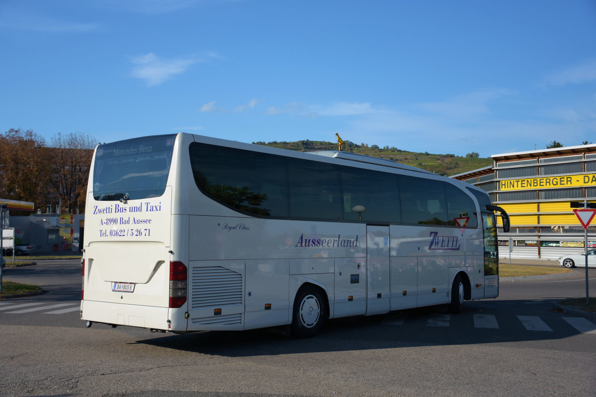 Mercedes Travego von Zwetti Bus & Taxi aus sterrech in Krems.