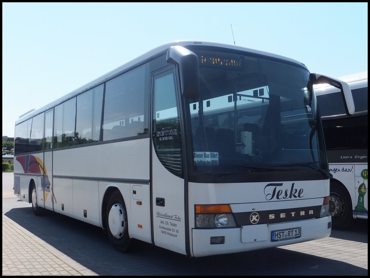 Nach Jahren ist dieses Schätzchen endlich wieder aufgetaucht: Setra 315 UL vom Reisedienst Teske aus Deutschland in Bergen.