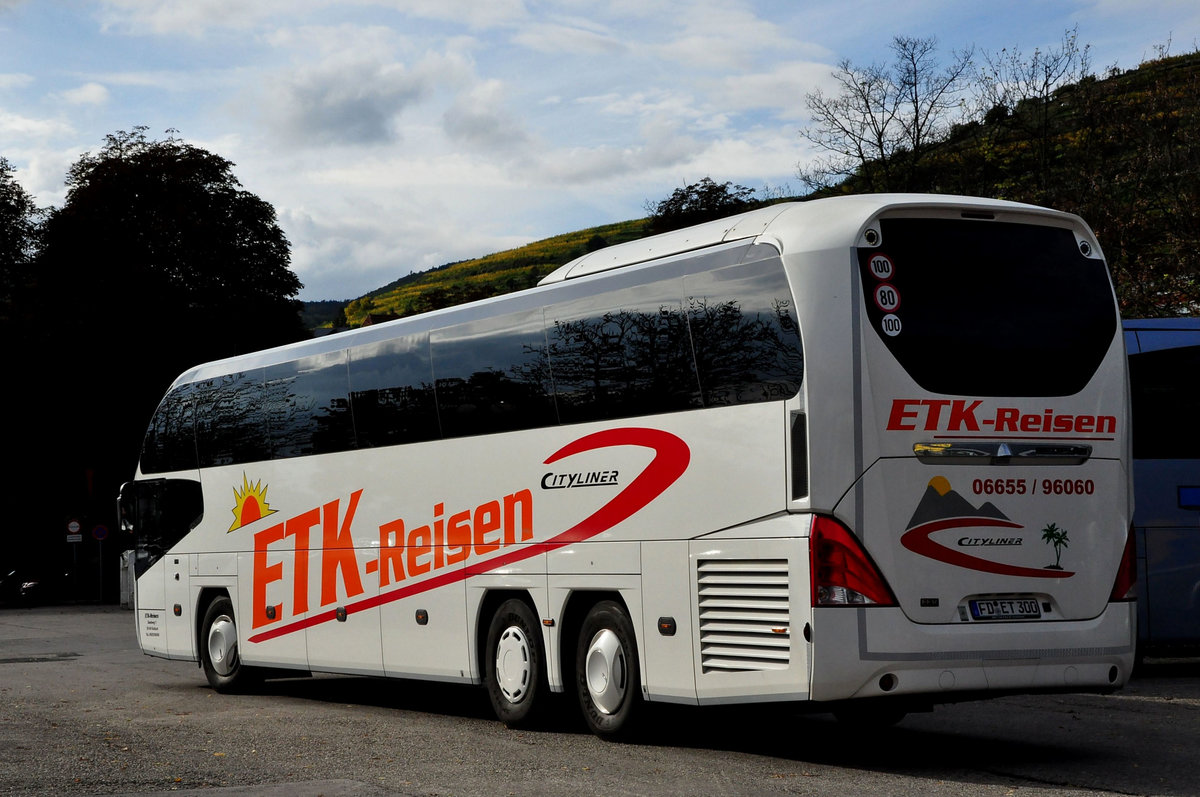 Neoplan Cityliner von ETK-Reisen aus der BRD in Krems gesehen.