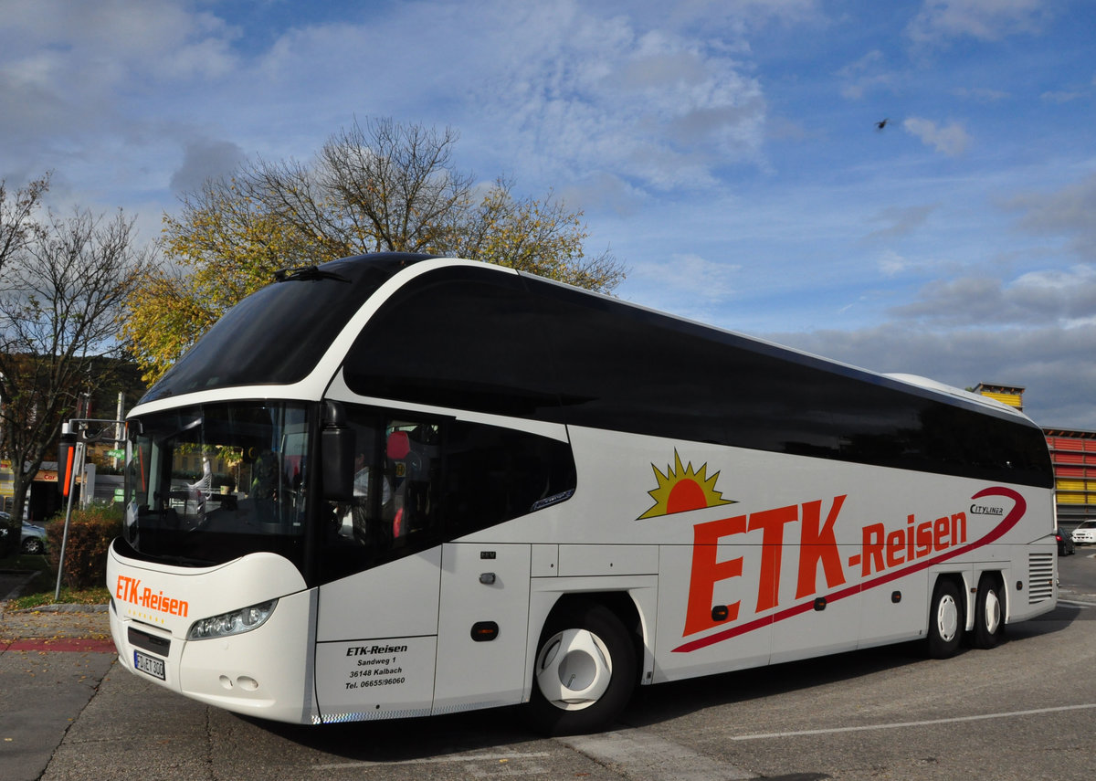 Neoplan Cityliner von ETK-Reisen aus der BRD in Krems gesehen.