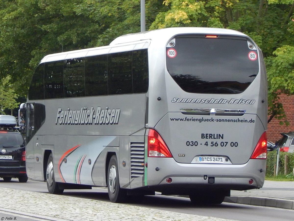 Neoplan Cityliner von Ferienglck-Sonnenschein-Reisen aus Deutschland in Stralsund.