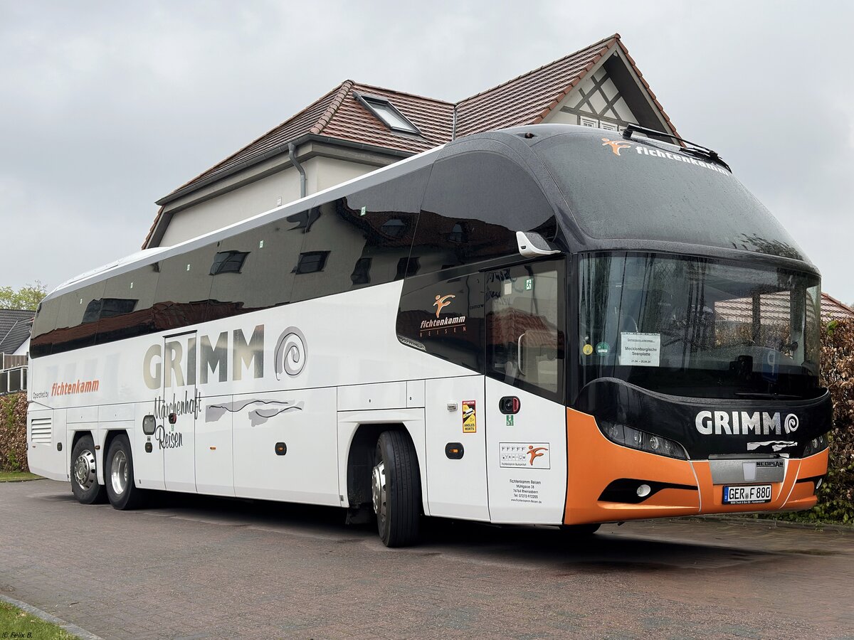 Neoplan Cityliner von Fichtenkamm Reisen aus Deutschland in Seelust.