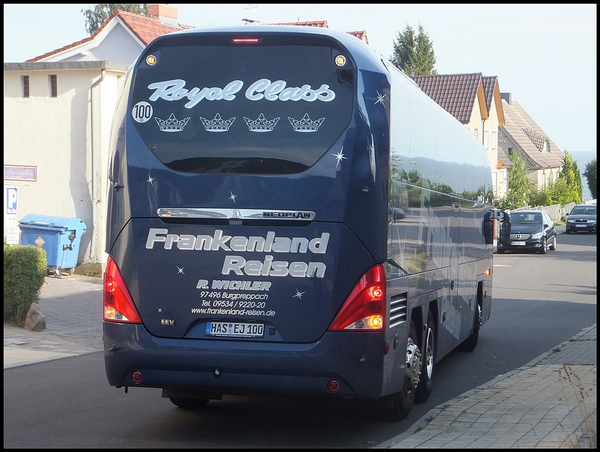 Neoplan Cityliner von Frankenland Reisen aus Deutschland in Sassnitz.