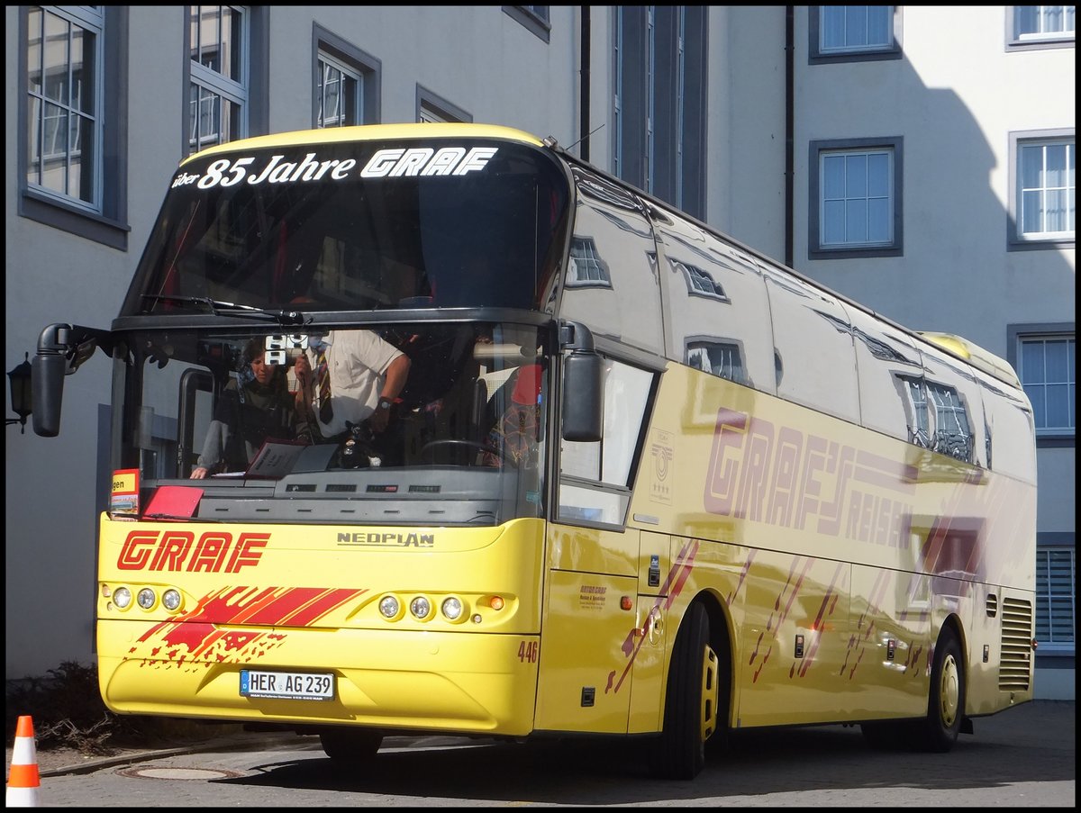 Neoplan Cityliner von Graf aus Deutschland in Sassnitz.