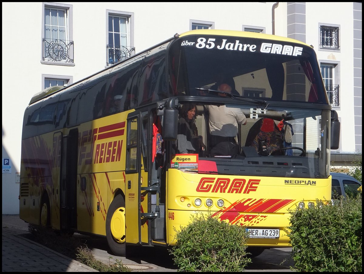 Neoplan Cityliner von Graf aus Deutschland in Sassnitz.