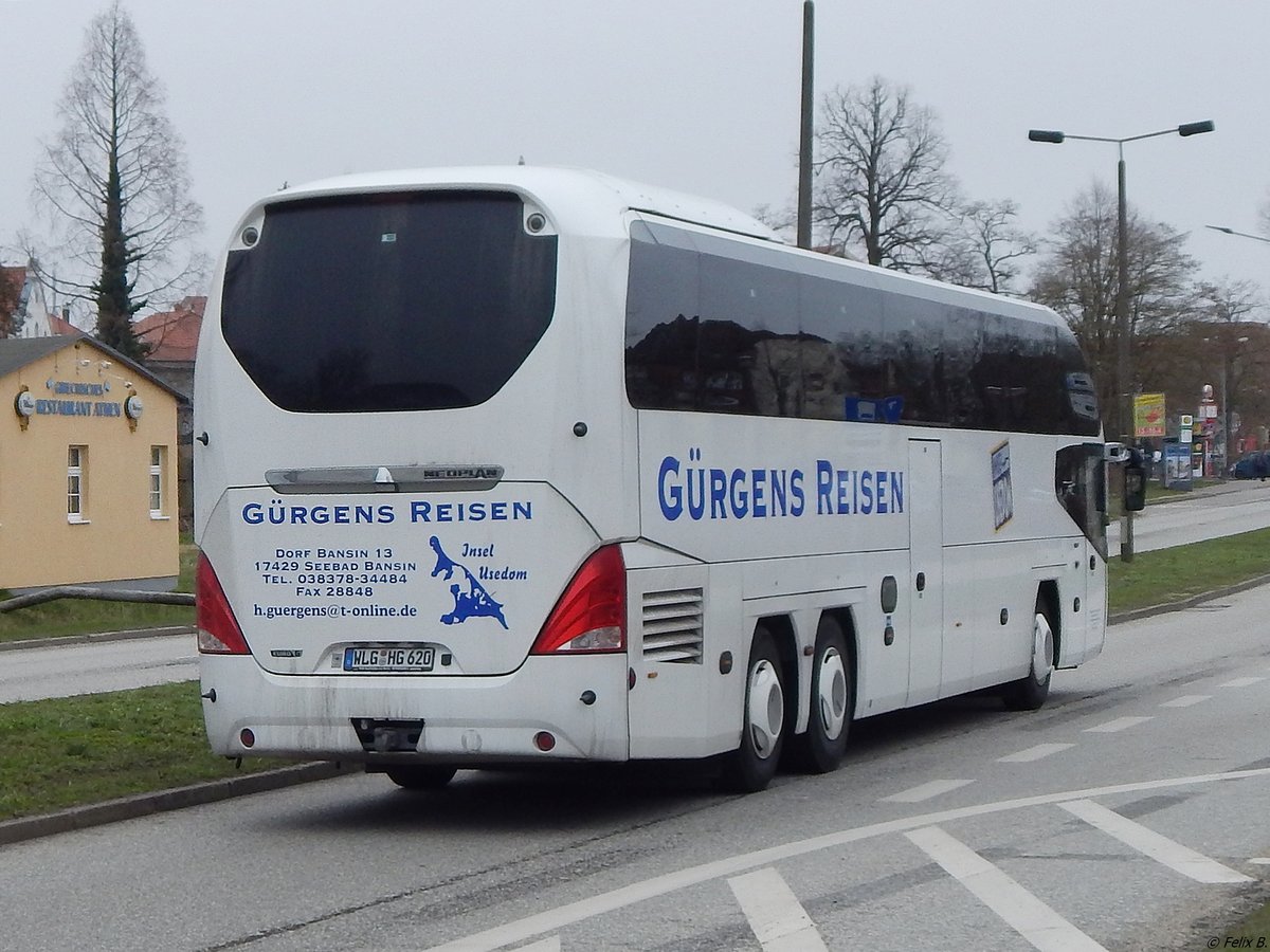 Neoplan Cityliner von Gürgens Reisen aus Deutschland in Greifswald.