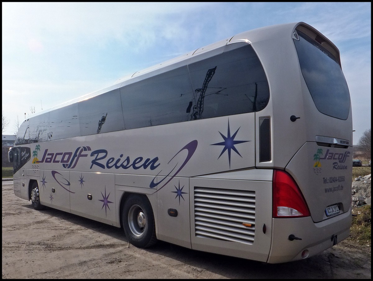 Neoplan Cityliner von Jacoff Reisen aus Deutschland in Bergen.