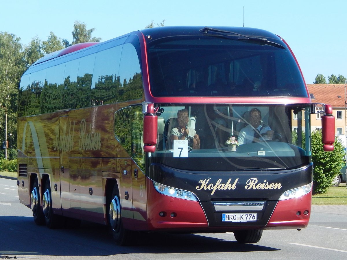 Neoplan Cityliner von Kofahl Reisen aus Deutschland in Sasnitz.