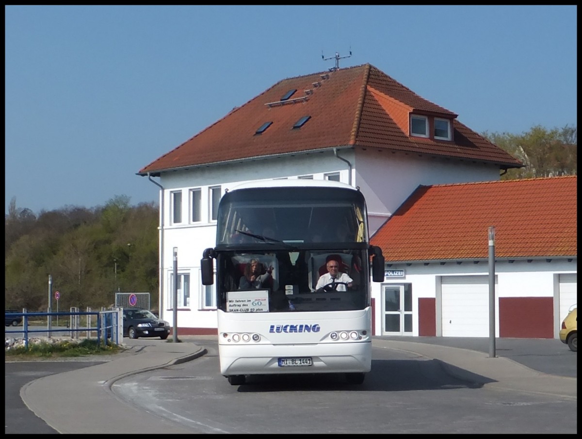 Neoplan Cityliner von Lcking aus Deutschland im Stadthafen Sassnitz.