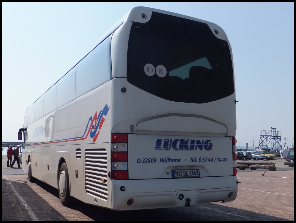 Neoplan Cityliner von Lcking aus Deutschland im Stadthafen Sassnitz.