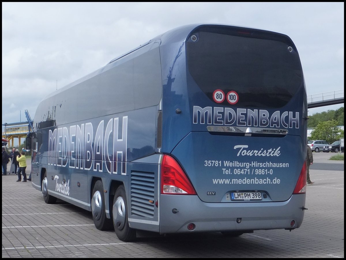 Neoplan Cityliner von Medenbach aus Deutschland im Stadthafen Sassnitz.