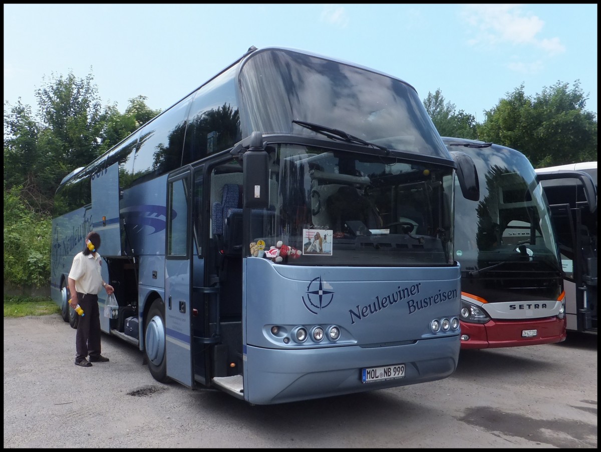 Neoplan Cityliner von Neulewiner Busreisen aus Deutschland in Binz.