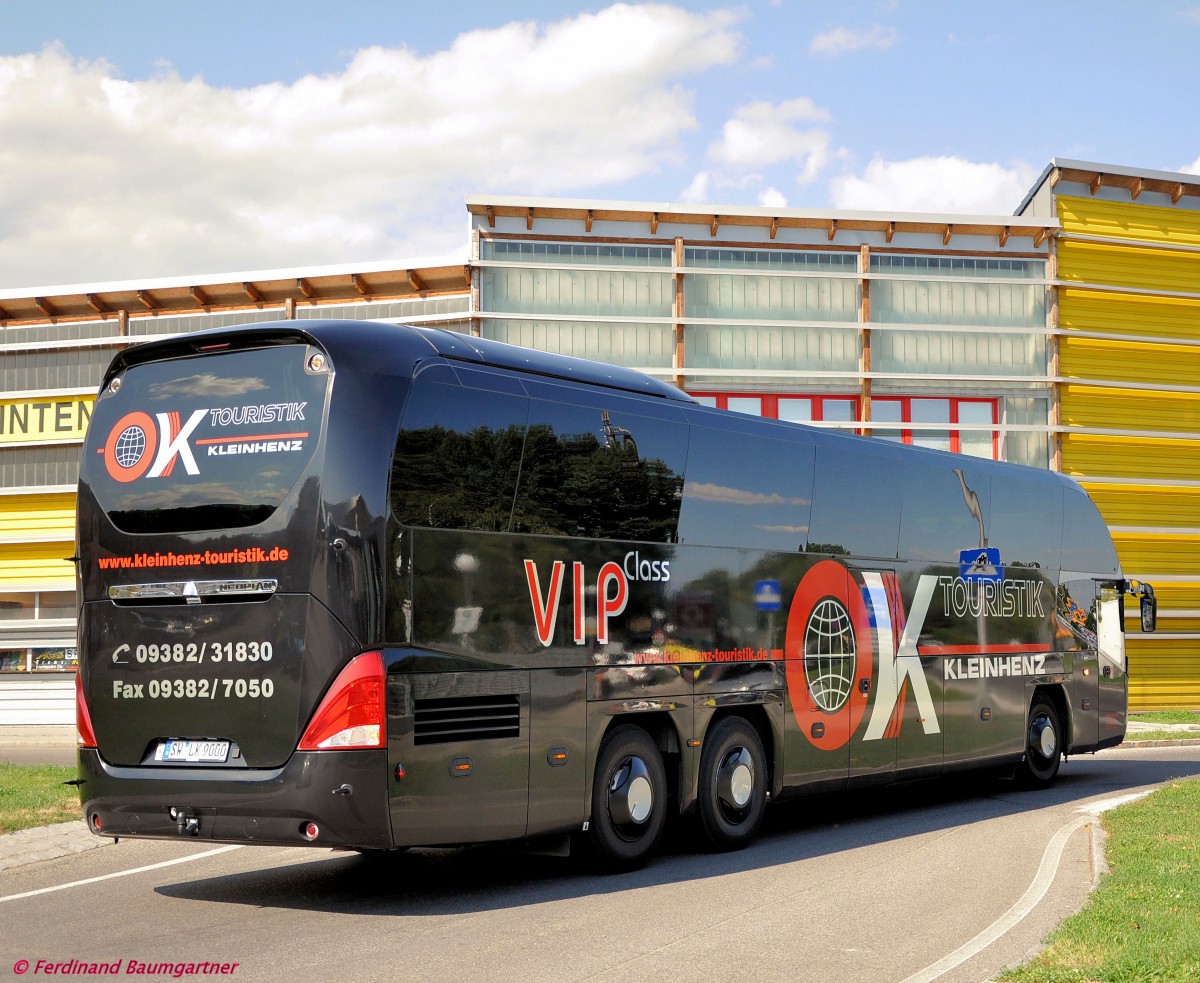 NEOPLAN CITYLINER von OK Touristik KLEINHENZ / BRD im August 2013 in Krems unterwegs.