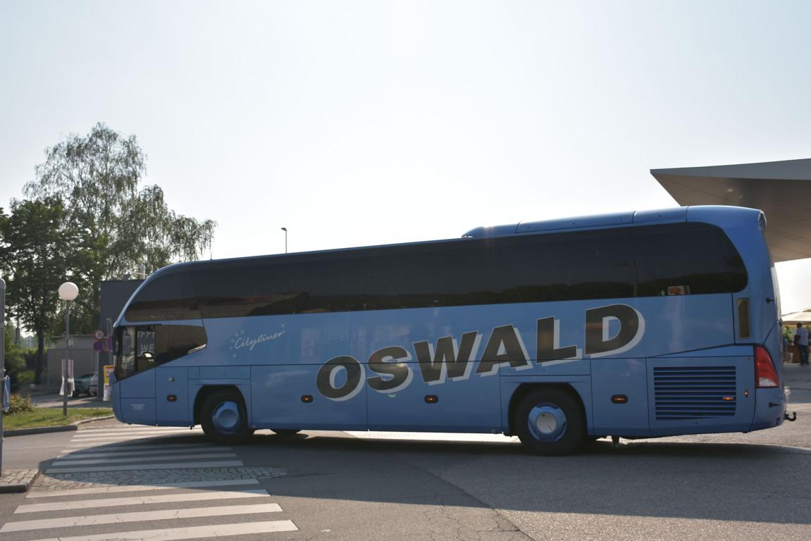 Neoplan Cityliner von OSWALD Reisen aus der BRD im Mai 2018 in Krems.