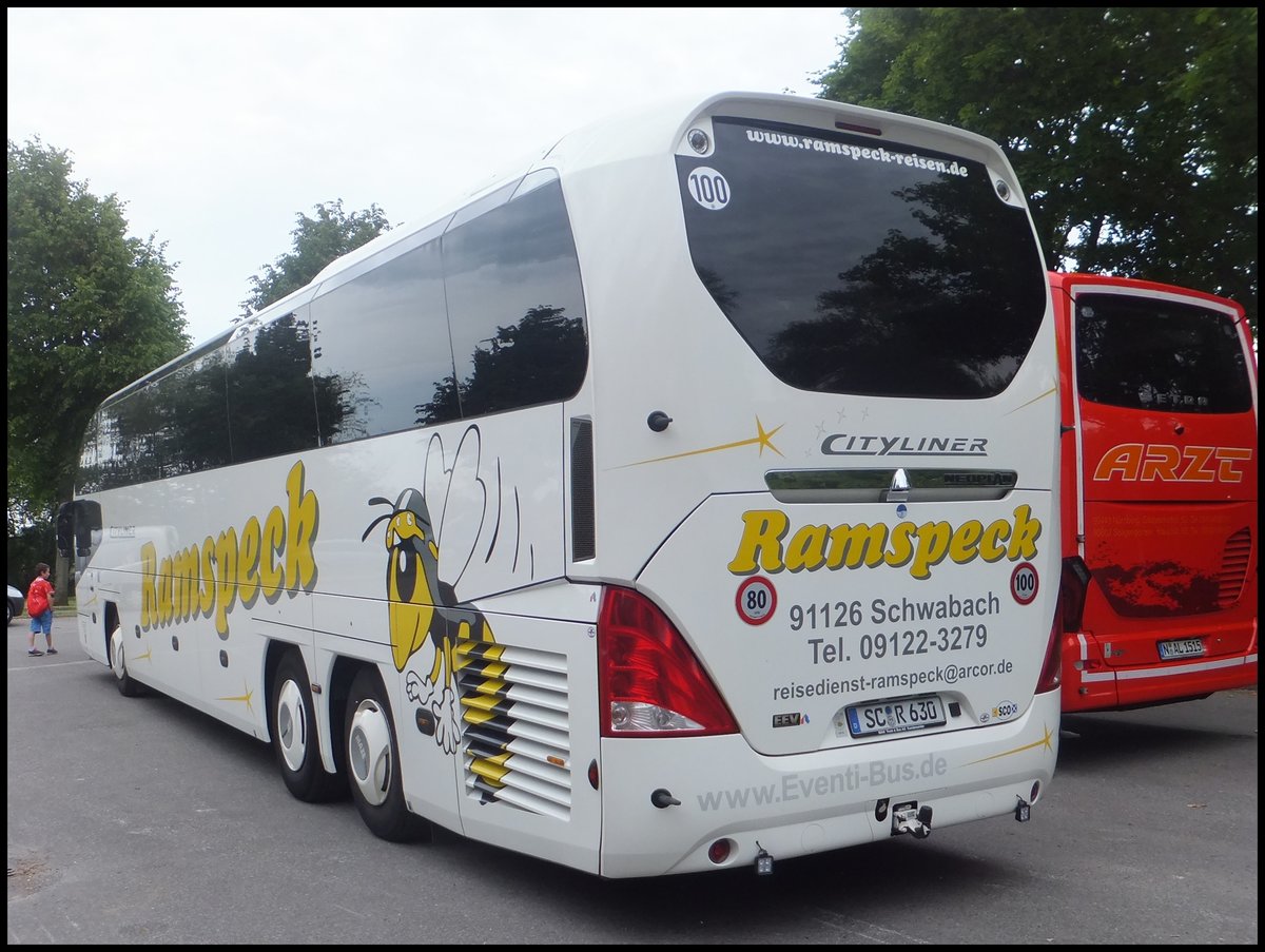 Neoplan Cityliner von Ramspeck aus Deutschland in Stralsund.