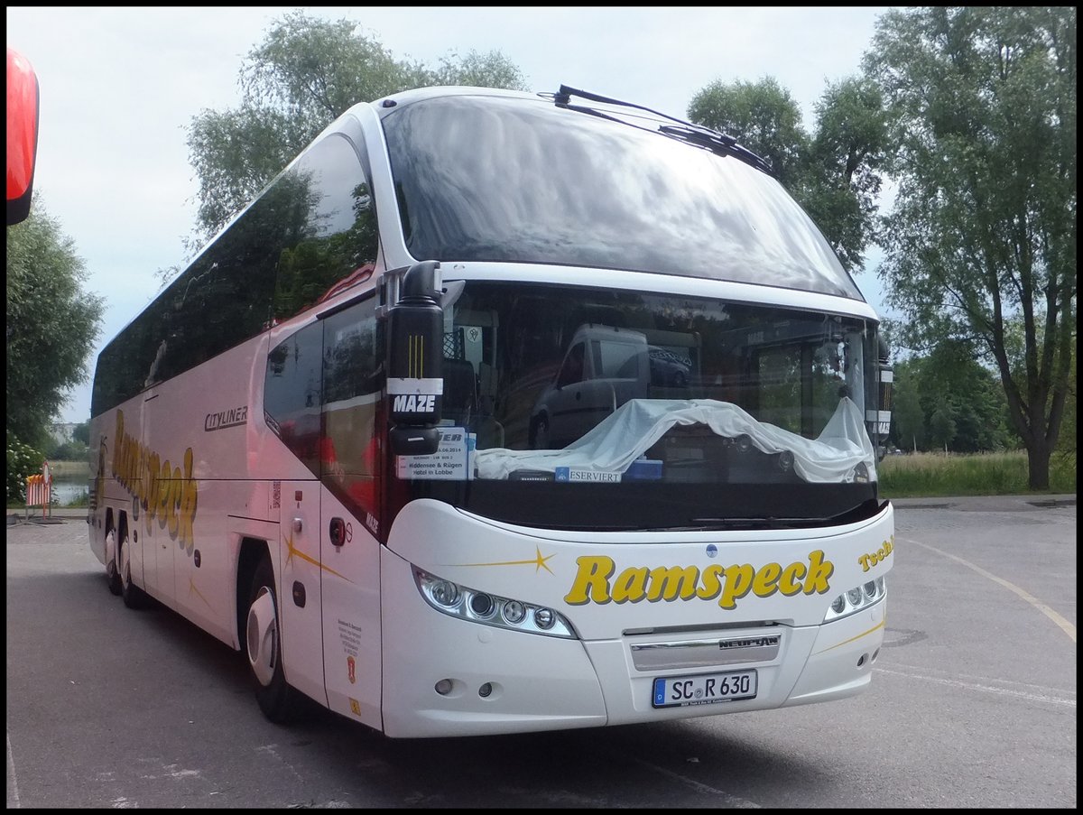 Neoplan Cityliner von Ramspeck aus Deutschland in Stralsund.