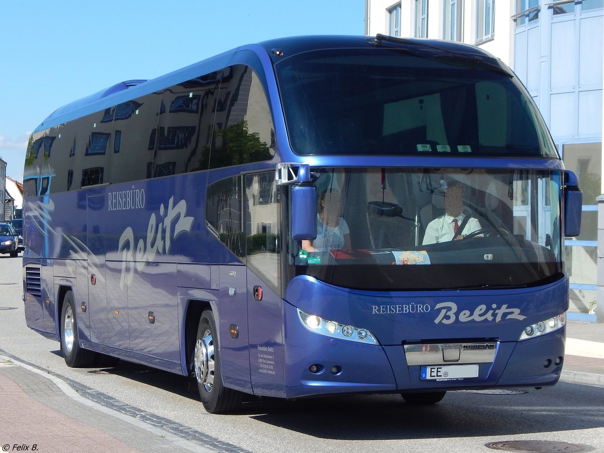 Neoplan Cityliner vom Reisebüro Belitz aus Deutschland in Sassnitz.