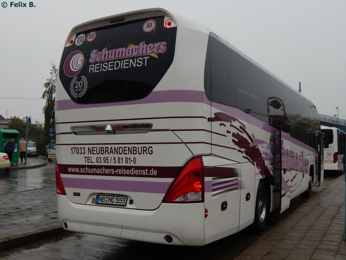 Neoplan Cityliner von Schumacher aus Deutschland in Neubrandenburg.