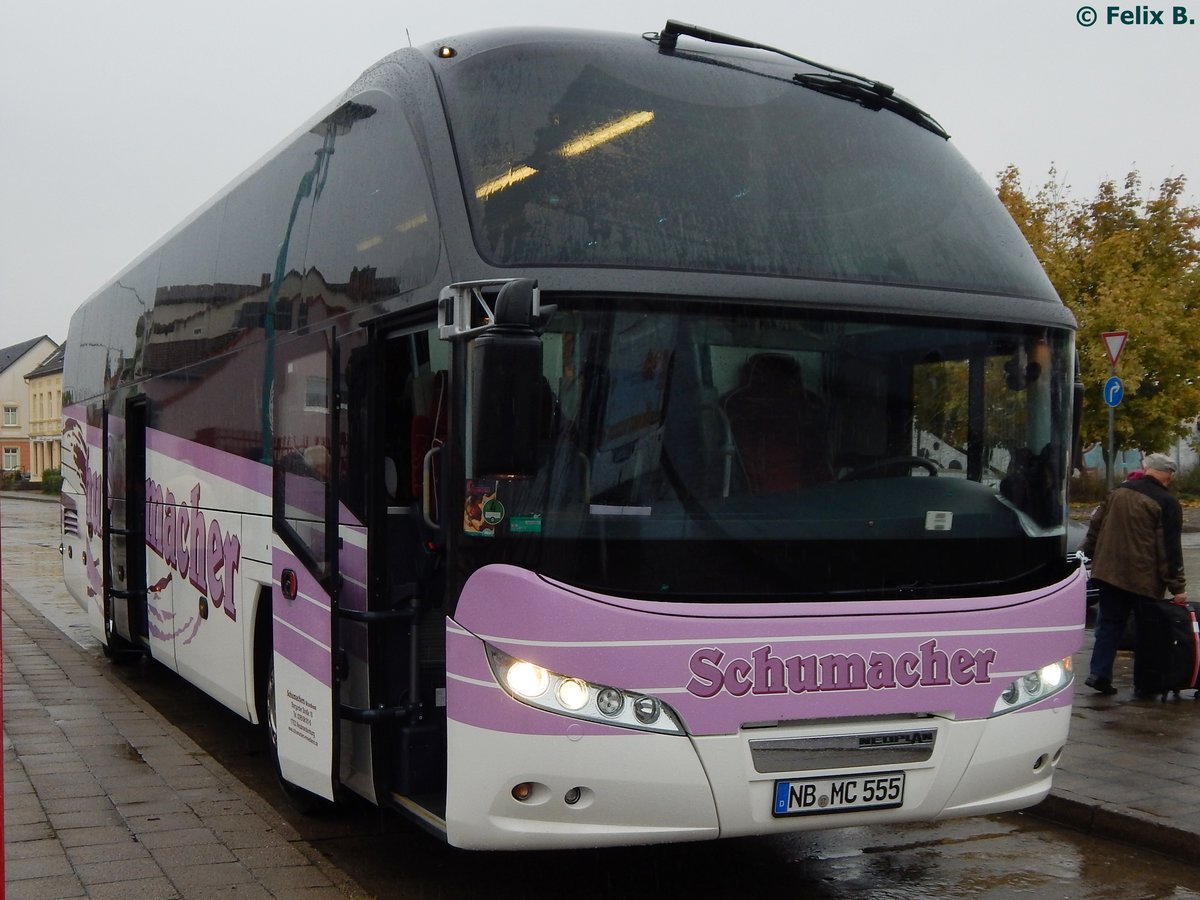 Neoplan Cityliner von Schumacher aus Deutschland in Neubrandenburg.