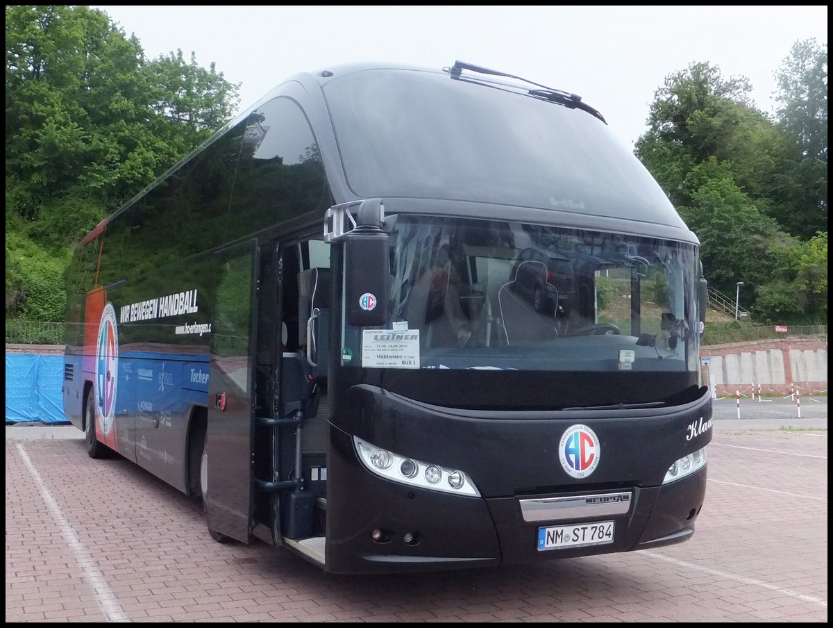 Neoplan Cityliner von Steidl Reisen aus Deutschland im Stadthafen Sassnitz.