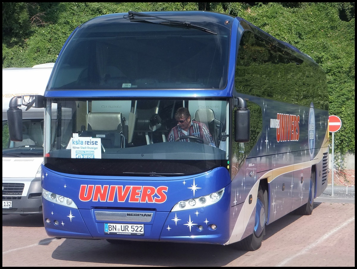 Neoplan Cityliner von Univers aus Deutschland im Stadthafen Sassnitz.