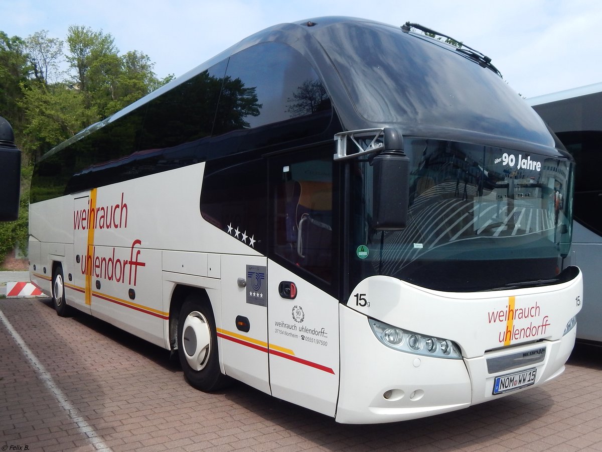 Neoplan Citylner von Weihrauch Uhlendorff aus Deutschland im Stadthafen Sassnitz. 