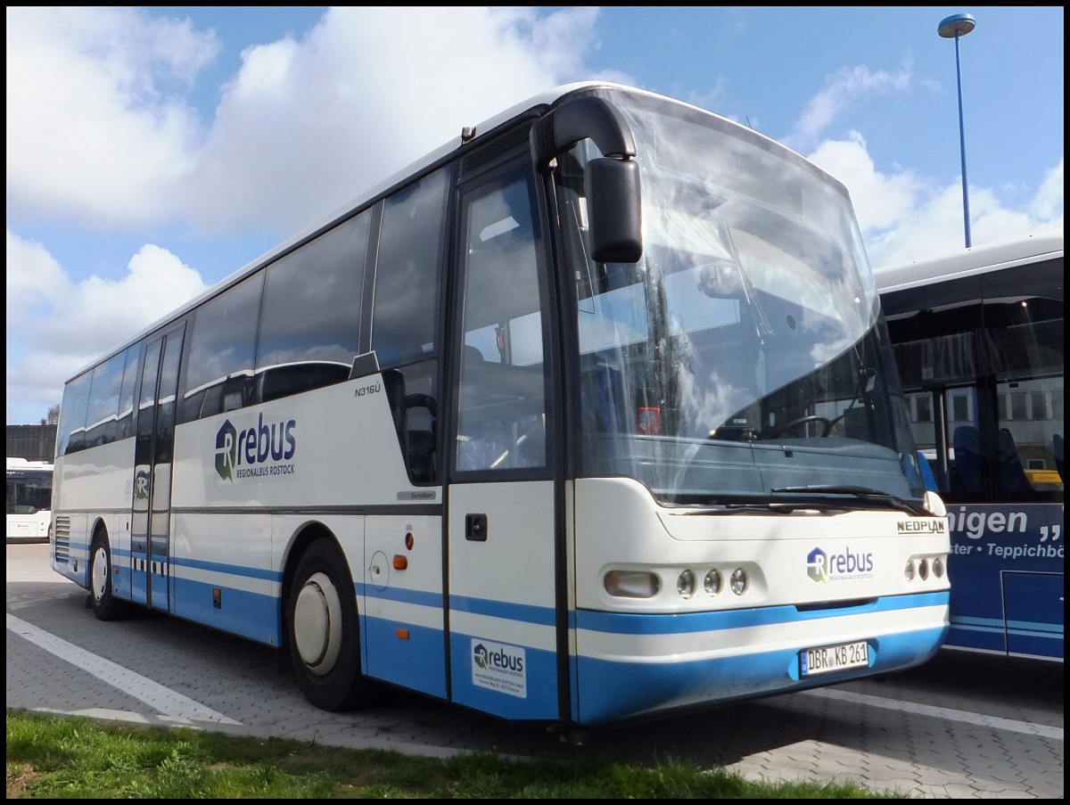 Neoplan Euroliner von Regionalbus Rostock in Rostock.