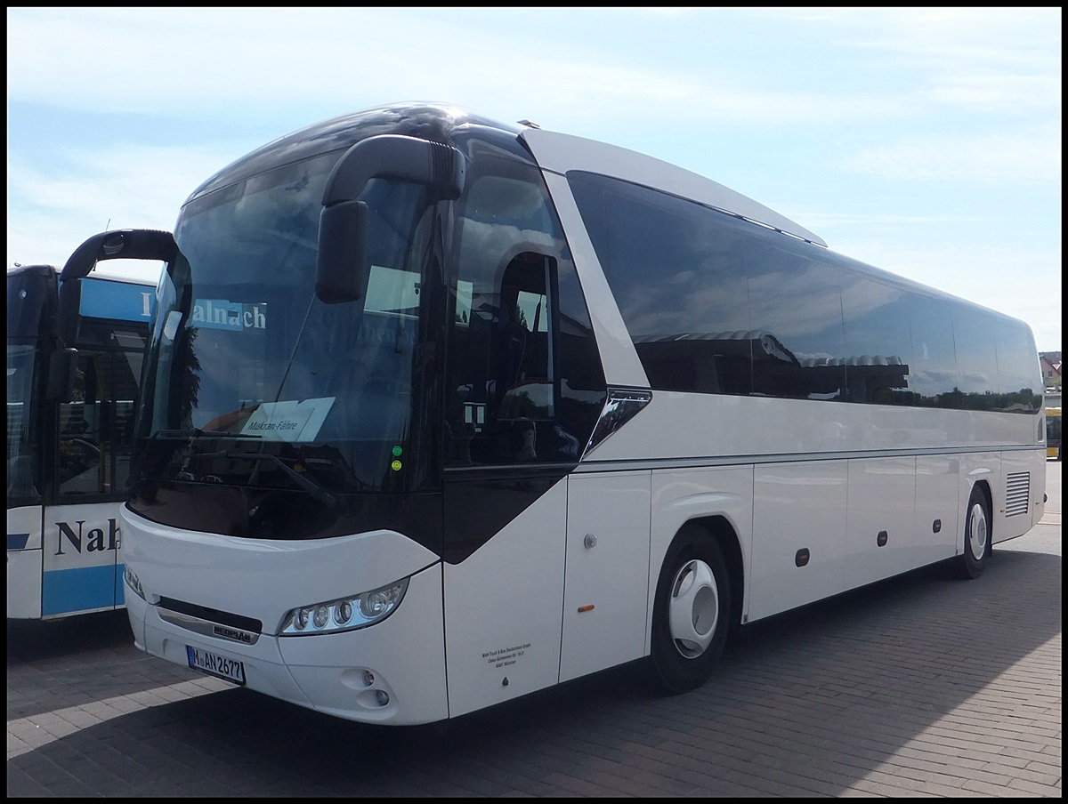 Neoplan Jetliner aus Mnchen zum Test bei der RPNV in Bergen.