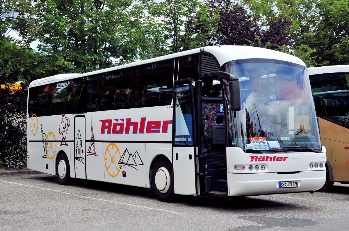 NEOPLAN N316 SHD Euroliner von RHLER / BRD am 14.6.2013 in Krems.