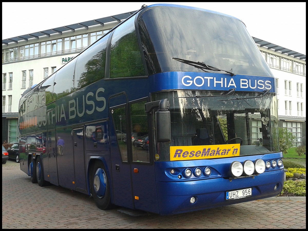 Neoplan Spaceliner von Gothia Buss aus Schweden in Bergen.