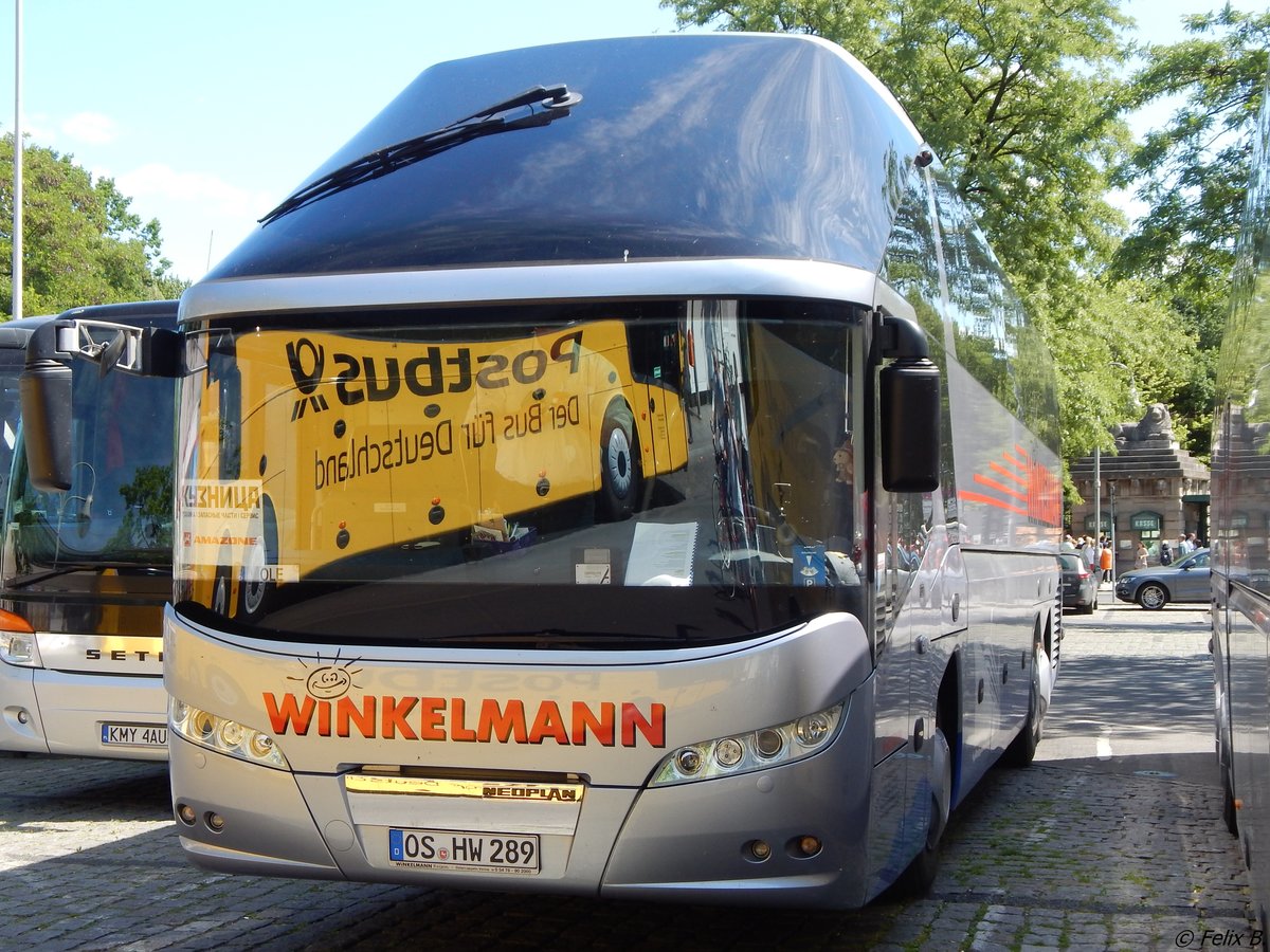 Neoplan Starliner von Winkelmann aus Deutschland in Berlin. 