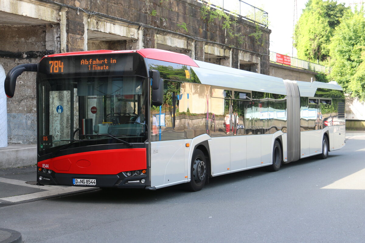 Rheinbahn, Dsseldorf - Nr. 8544/D-NG 8544 - Solaris am 18. Juni 2022 in Wuppertal, Vohwinkel (Aufnahme: Martin Beyer)