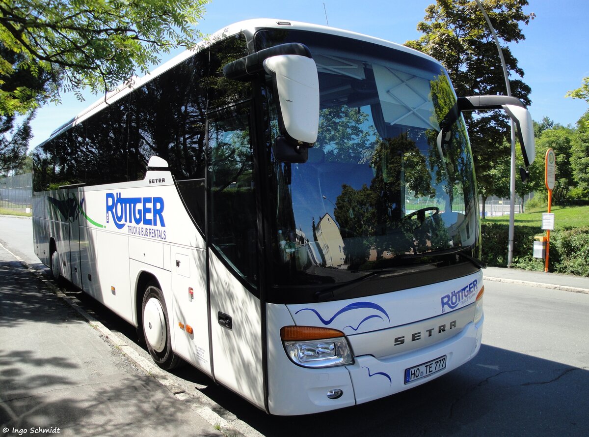 Rttger KFZ-Vermietung aus Schwarzenbach am Wald | HO-TE 777 | Setra 415 GT-HD | 23.07.2012 in Hof